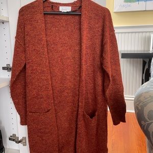 Anthropologie mid thigh cardigan. Size S